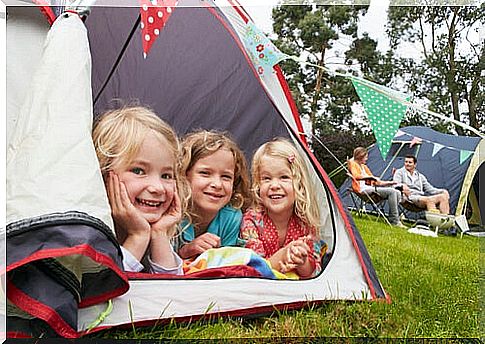 Going camping with the children, quite an adventure!