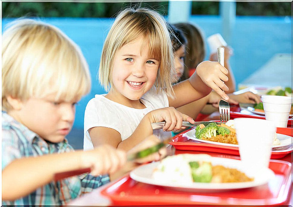 Food in school canteens