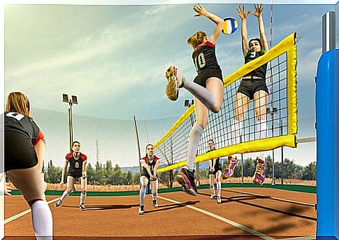 Volleyball is a recommended sport for children.