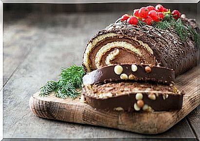 The Christmas log recipe   