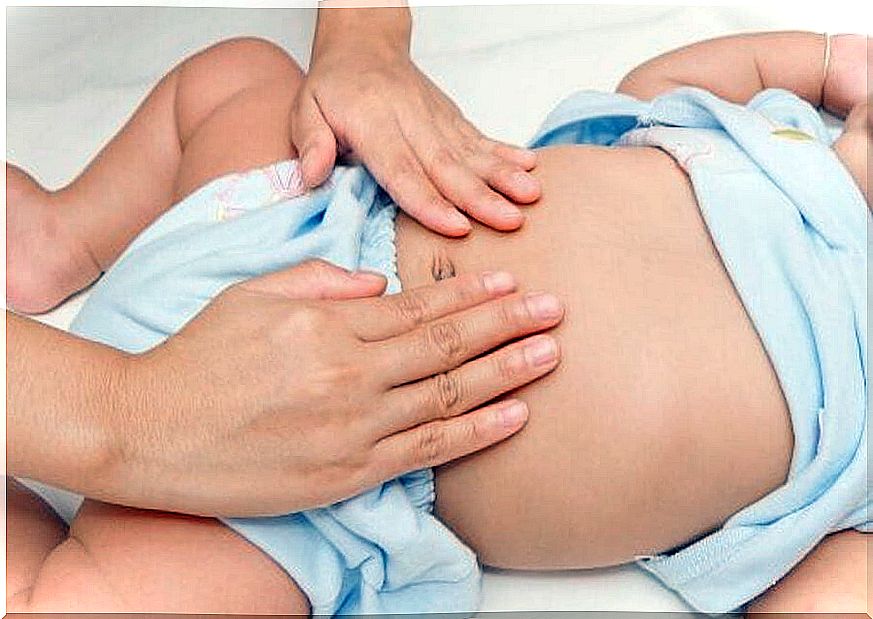 Belly pain in baby, malabsorption syndrome